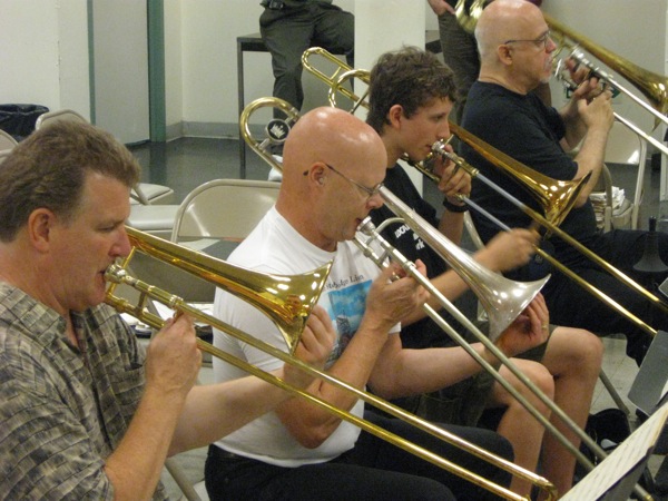 Trombone Section (Photo by Tim Bayer)